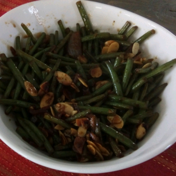 Simply-Delicious Tamari Almond Green Beans