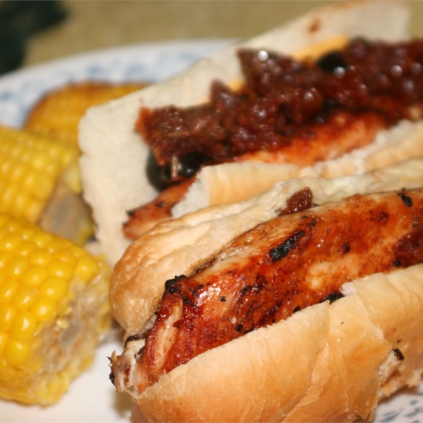 Grilled Chicken and Sun-Dried Tomato Subs