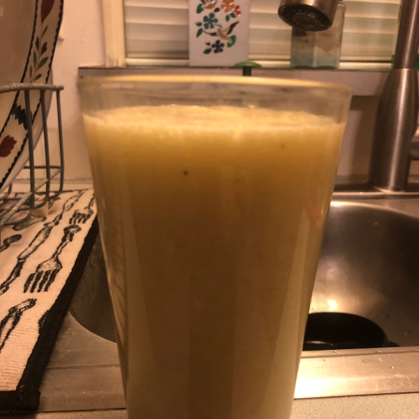 Banana Pina Colada Smoothie