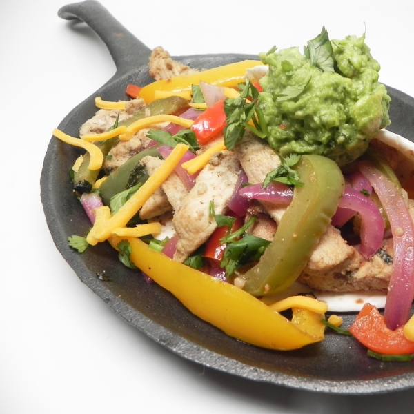 Chicken Fajitas With Colored Peppers