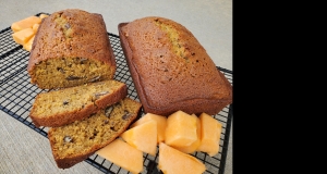 Cantaloupe Bread with Praline Glaze