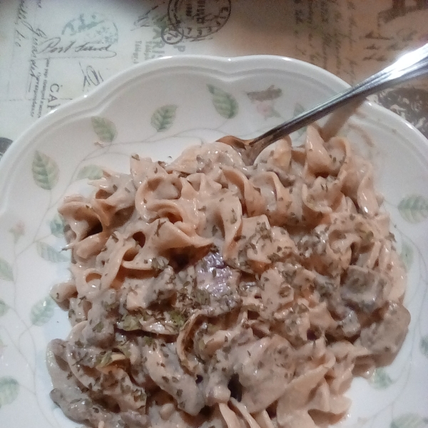 Quick Ground Beef Stroganoff