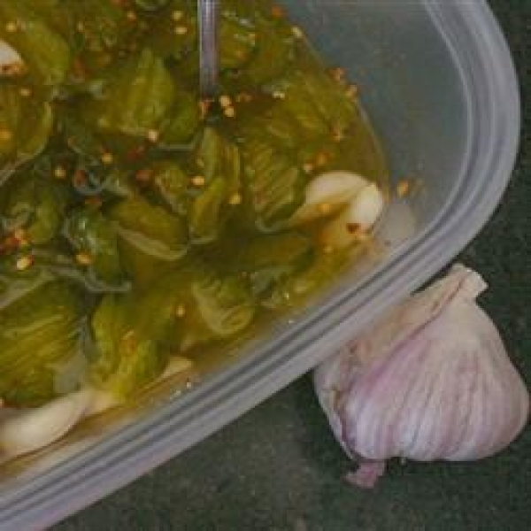 Great Grandpa's Garlic Pickles