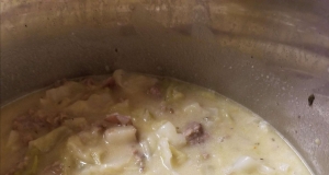 Instant Pot® Creamy Cabbage Sausage Soup