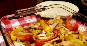 Oven-Baked Chicken Fajitas