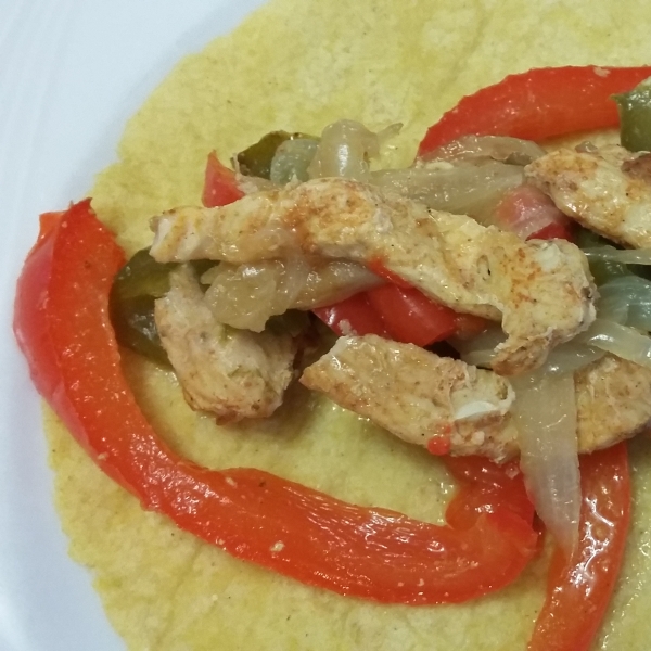 Oven-Baked Chicken Fajitas