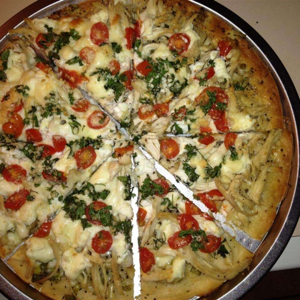 Chicken Garlic Pizza