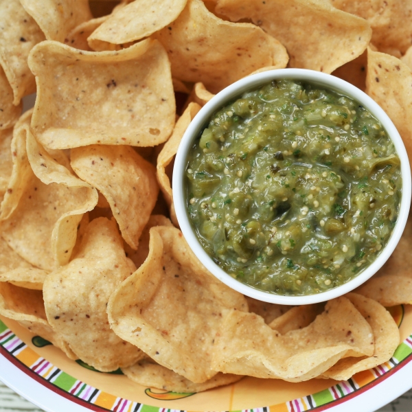 Air Fryer Roasted Salsa Verde