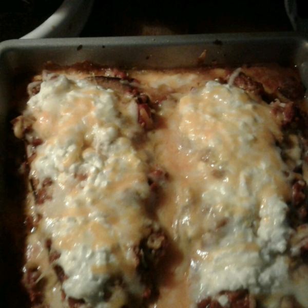 Nat and Darcy's Amazing Eggplant Lasagna