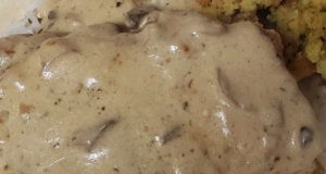 Pork Chops with Sour Cream and Mushroom Sauce