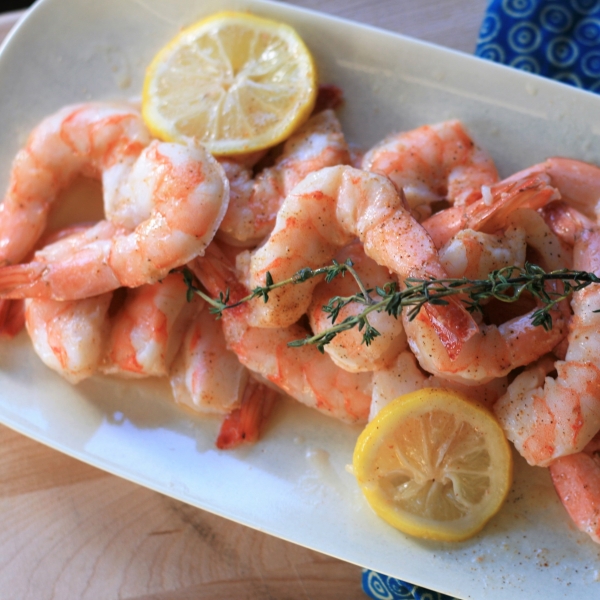 Sous Vide Lemon-Butter Shrimp