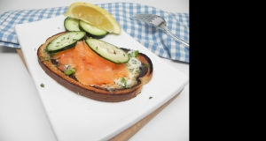 Elegant Open-Faced Smoked Salmon Sandwiches