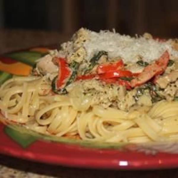 Pheasant Pesto Pasta