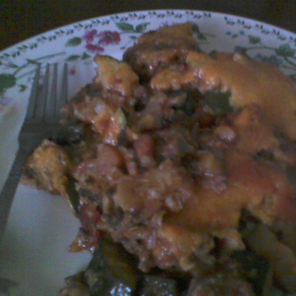 Spicy Mexican Style Zucchini Casserole