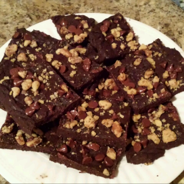 Double Chocolate Walnut Brownies