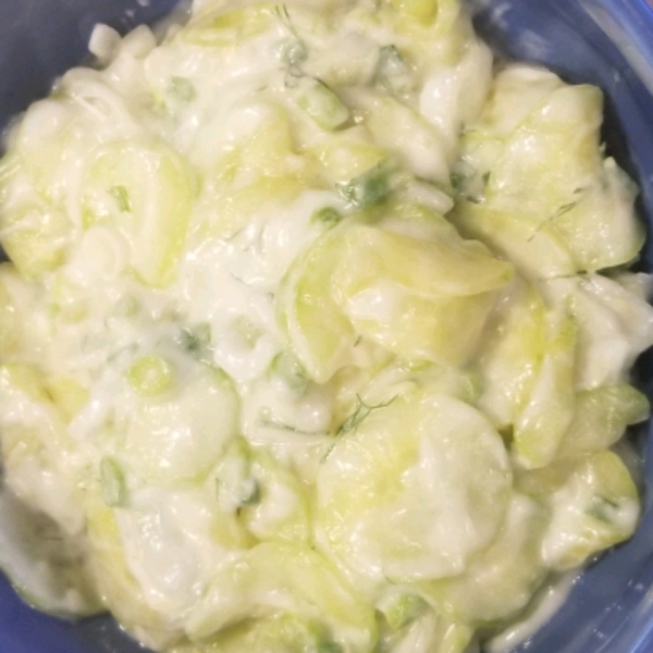 Omi's Cucumber Salad