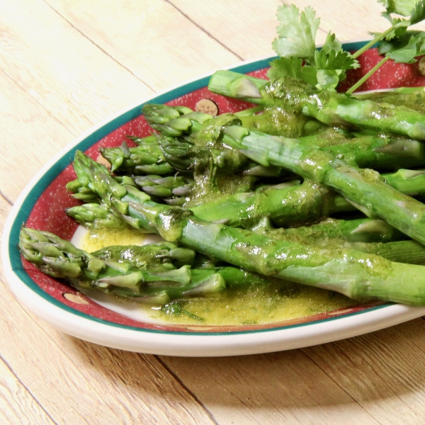 Asparagus with Lime and Ginger