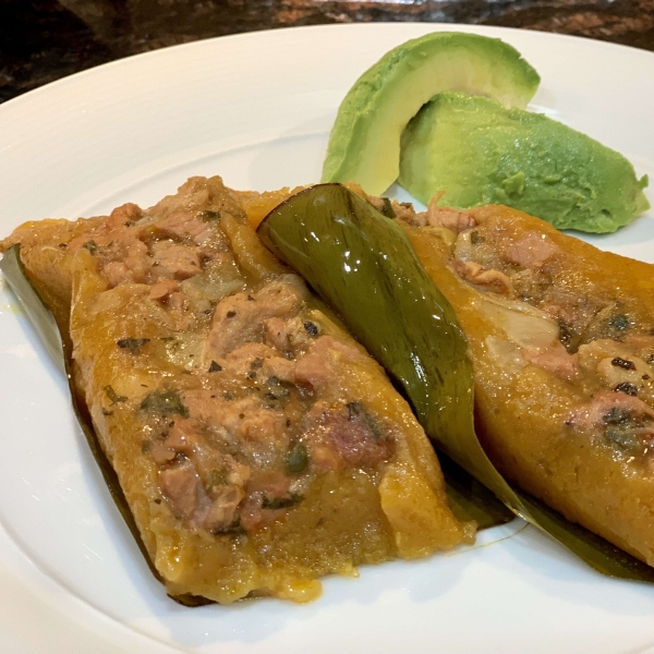 Pasteles with Yuca and Plantains