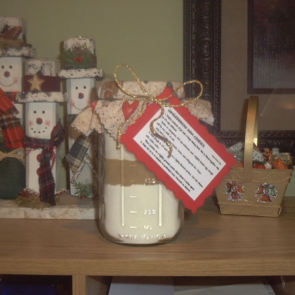 Gingerbread Cookie Mix in a Jar