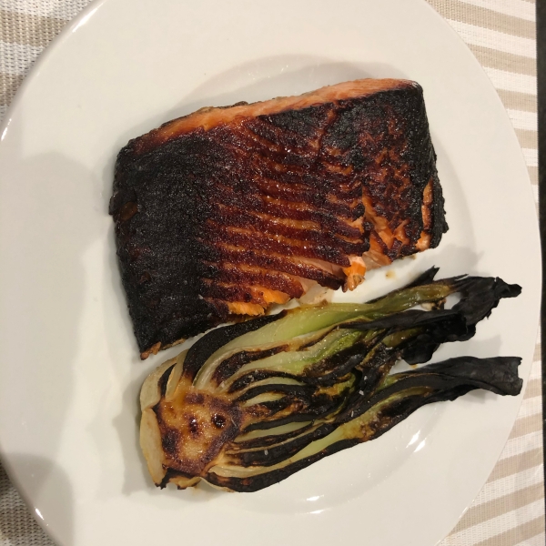 Miso-Glazed Salmon and Bok Choy