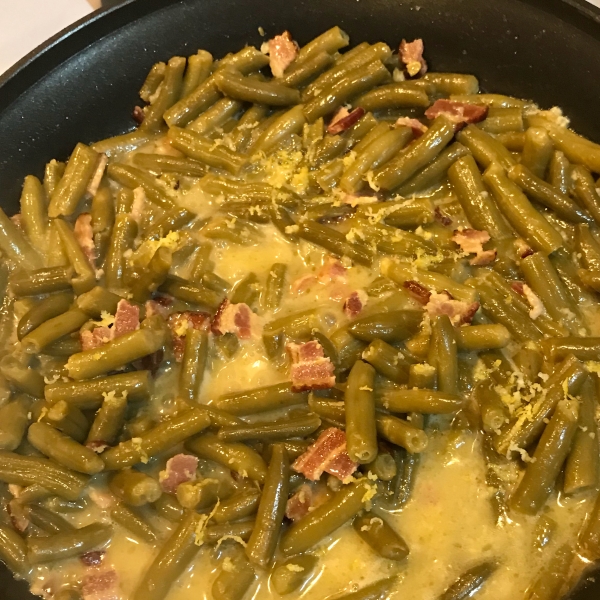 Bacon-Garlic Green Beans