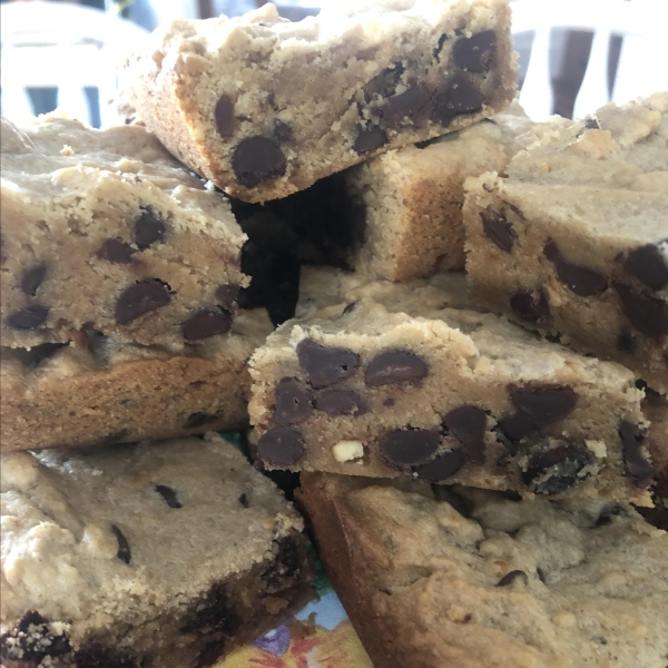 Chocolate Chip Peanut Butter Blondies