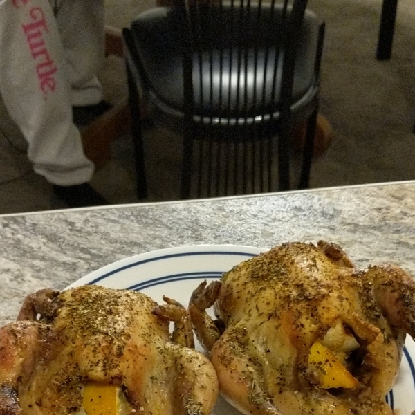 Herb-Roasted Cornish Hens