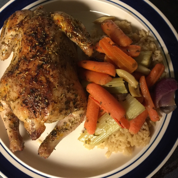 Herb-Roasted Cornish Hens