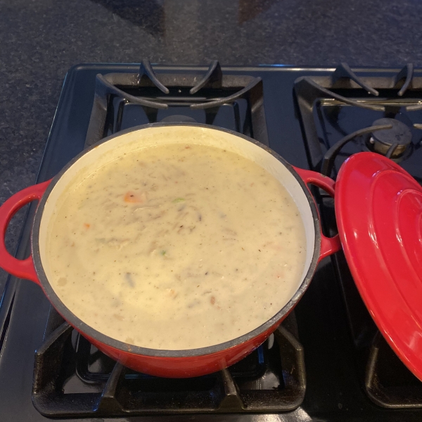 Creamy Chicken and Wild Rice Soup (Dairy Free)