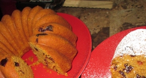 Titi's Cranberry Walnut Pumpkin Bread Cake