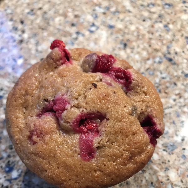 Lemon Cranberry Whole Wheat Muffins