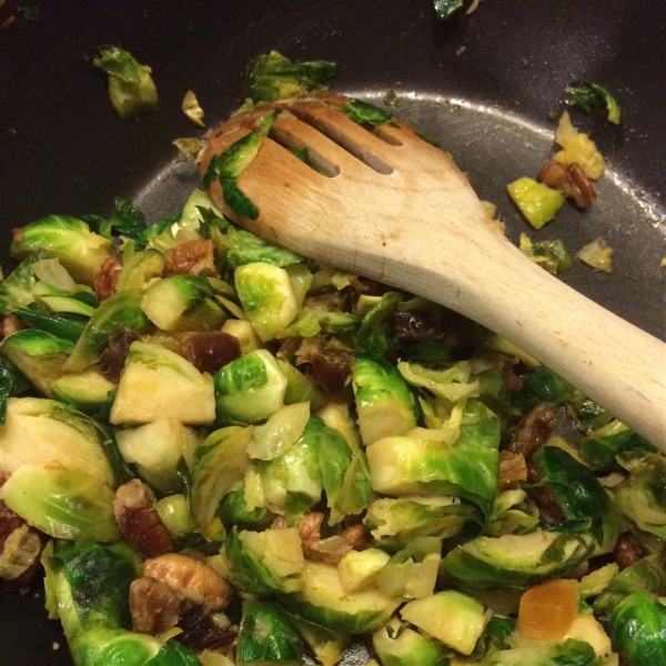 Ginger Orange Brussels Sprouts