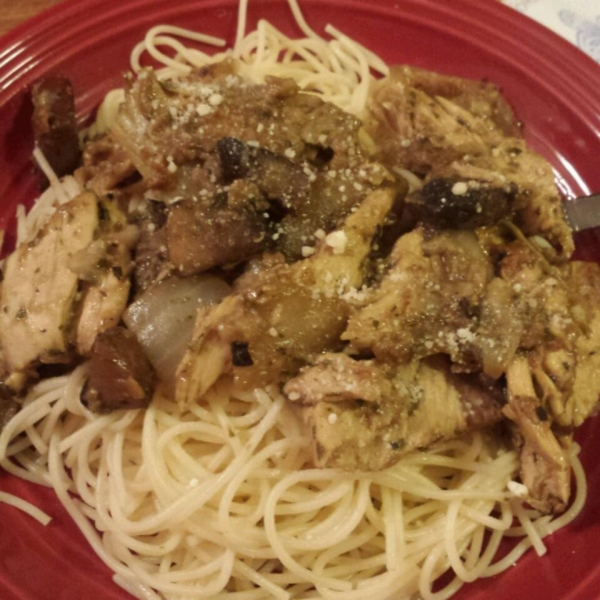 Chicken With Portobello Mushrooms and Artichokes