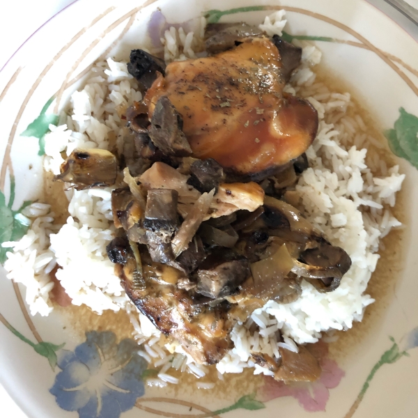 Chicken With Portobello Mushrooms and Artichokes