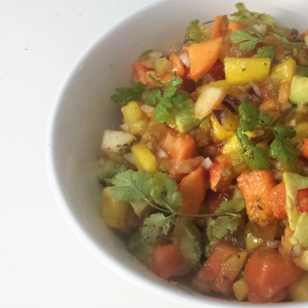 Mango Papaya Salsa