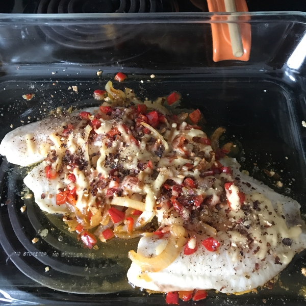 Balsamic Baked Tilapia