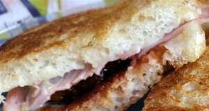 Chicken Cordon Bleu-ish Grilled Sandwich
