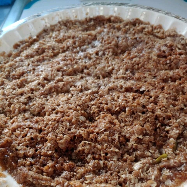 Microwave Apple Crisp