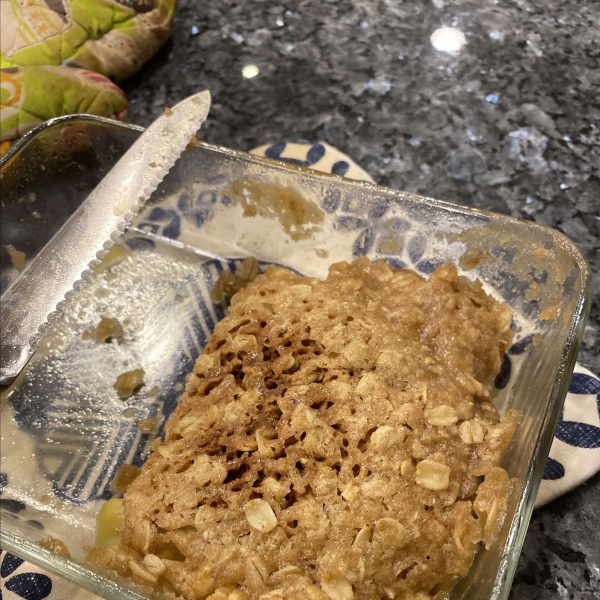 Microwave Apple Crisp