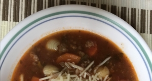 Pressure Cooker Minestrone Soup With Beef