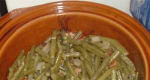 Blackened Green Beans