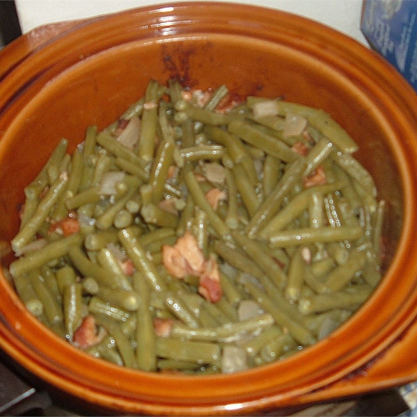 Blackened Green Beans