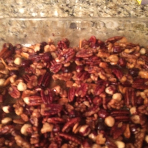 Microwave Spiced Nuts