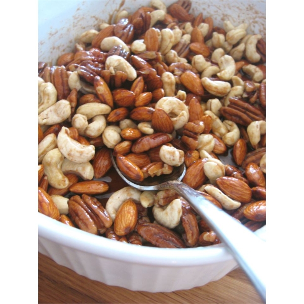 Microwave Spiced Nuts