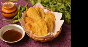 Green Banana Pakoras