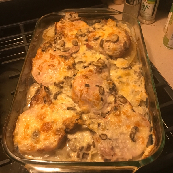 Pork Chop and Potato Casserole