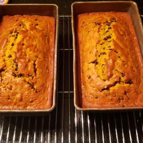Chocolate Chip and Pumpkin Bread