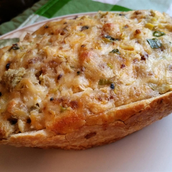 Stuffed Sourdough Loaf