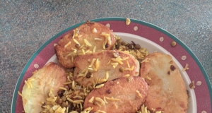 Persian Rice with Potato Tahdig