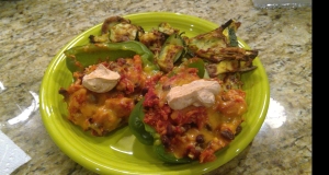 Southwestern Stuffed Bell Peppers (Low Carb)